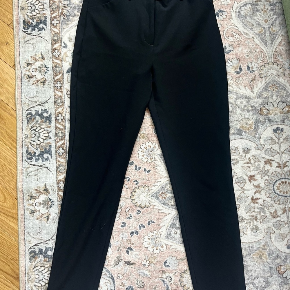 Express Editor Skinny High Rise Black Pants Size 6